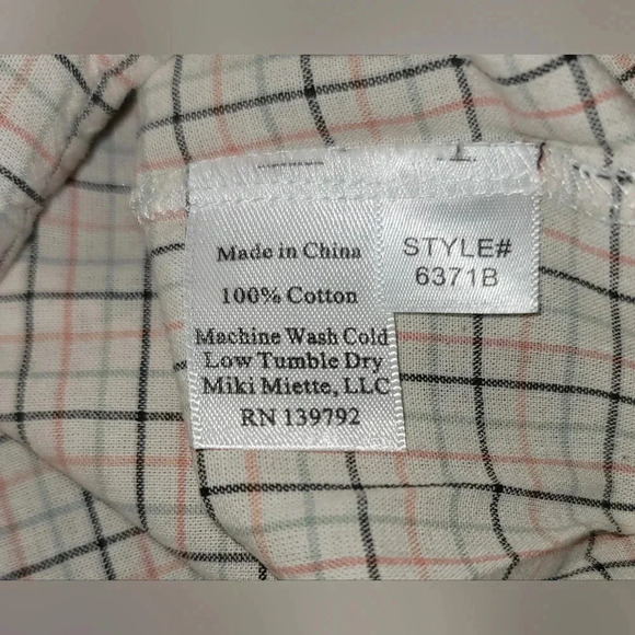 Miki Miette Plaid Button Up - Picture 6 of 7